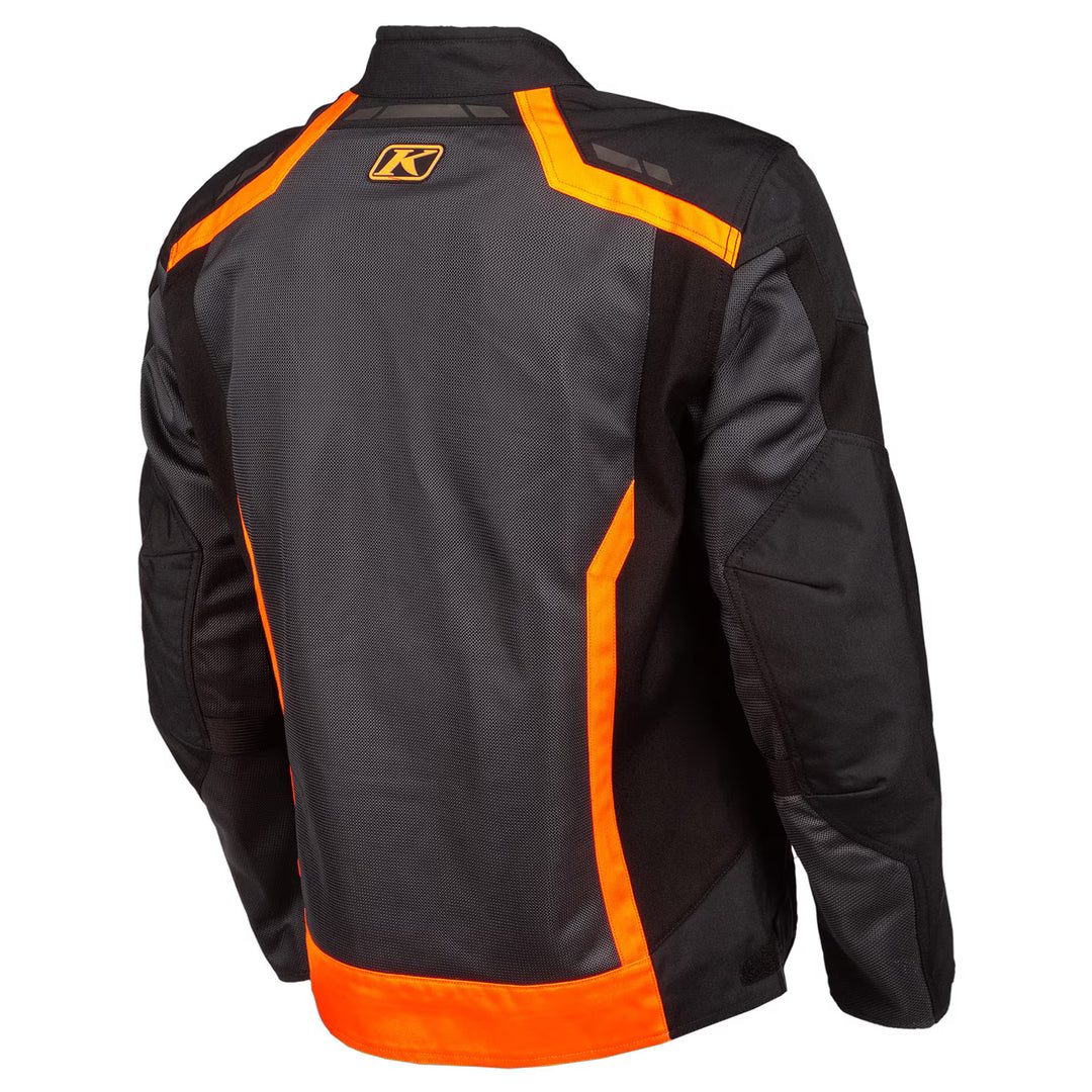 KLIM INDUCTION JACKET - BLACK - STRIKE ORANGE
