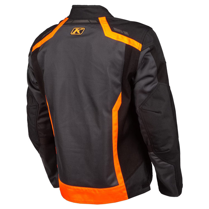 KLIM INDUCTION JACKET - BLACK - STRIKE ORANGE