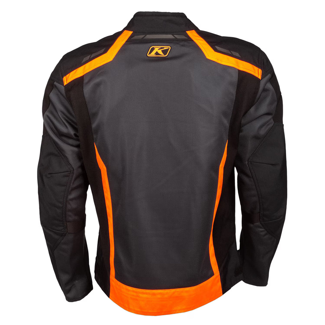 KLIM INDUCTION JACKET - BLACK - STRIKE ORANGE