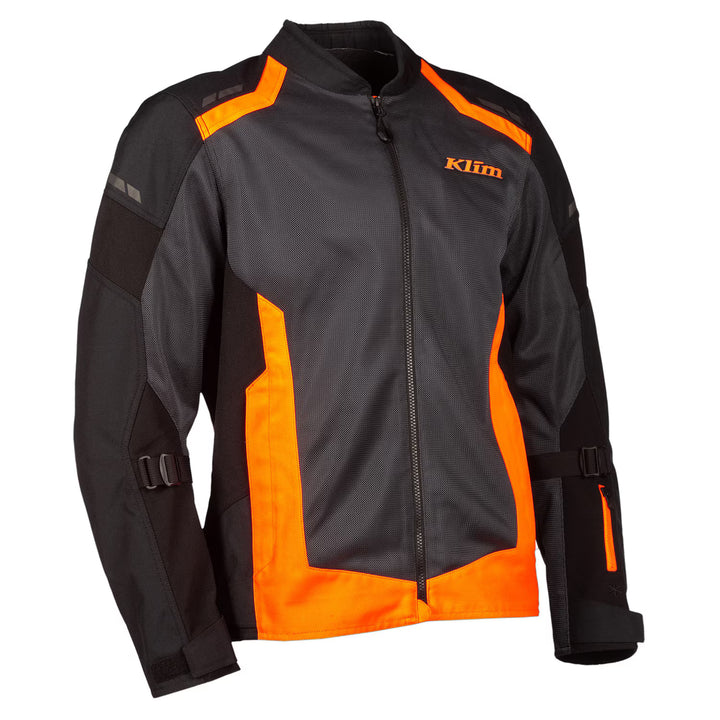 KLIM INDUCTION JACKET - BLACK - STRIKE ORANGE