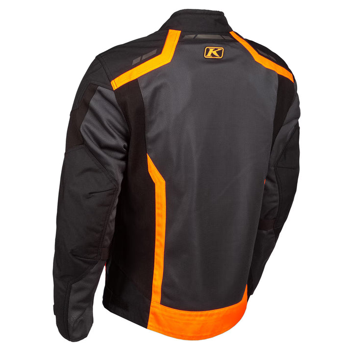 KLIM INDUCTION JACKET - BLACK - STRIKE ORANGE