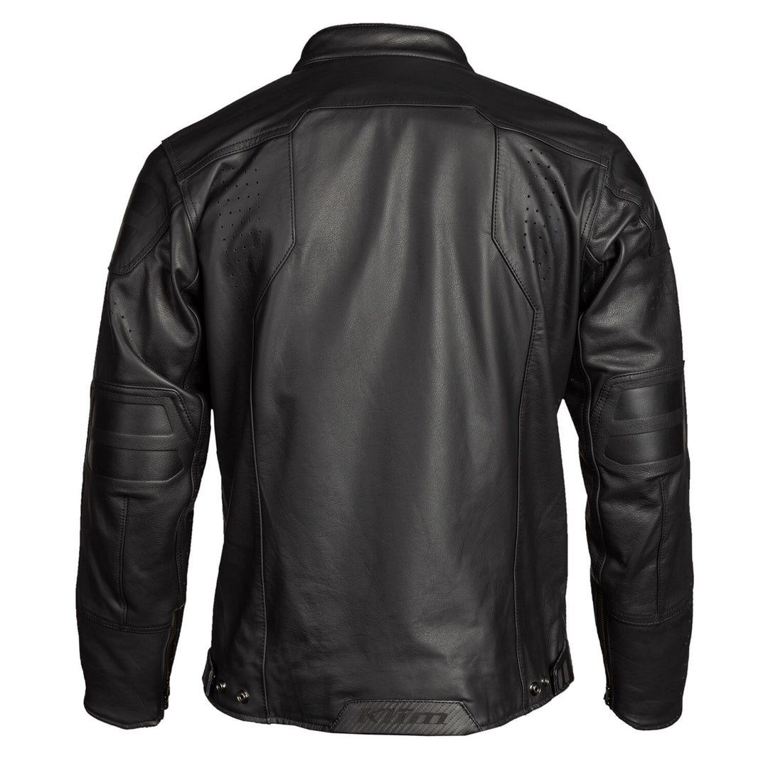 KLIM SIXXER LEATHER JACKET - GUNMETAL BLACK