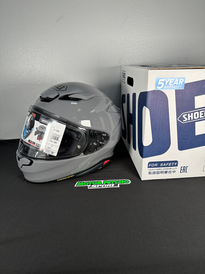 Shoei RF-1400 Helmet - Gloss Basalt Gray - Size Small - USED / OPEN BOX