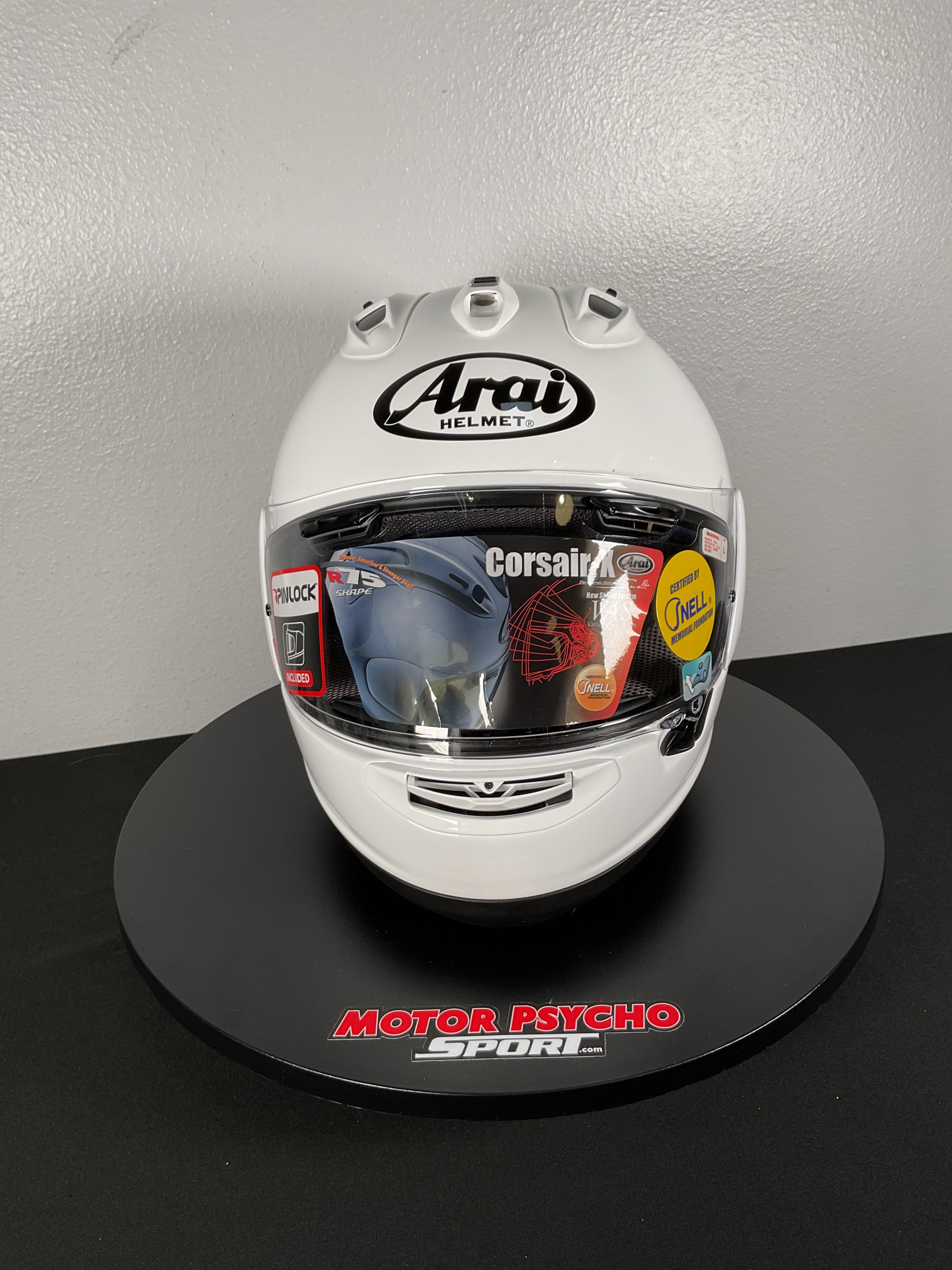 Arai Corsair X w/ pinlock - White - Size L - Used Like New – Motor