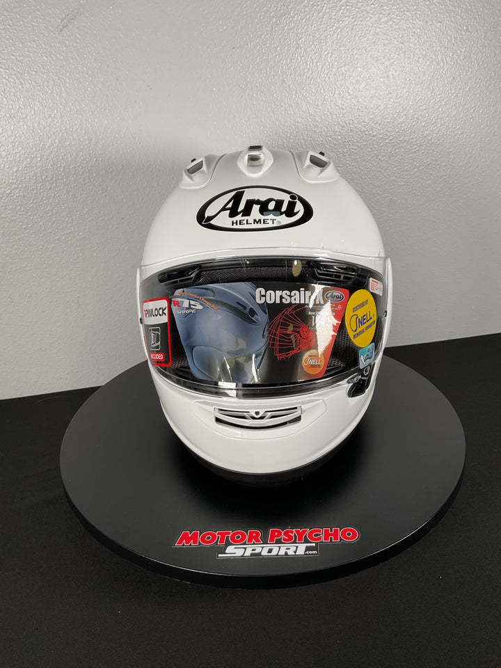 Arai Corsair X w/ pinlock - White - Size L - Used Like New
