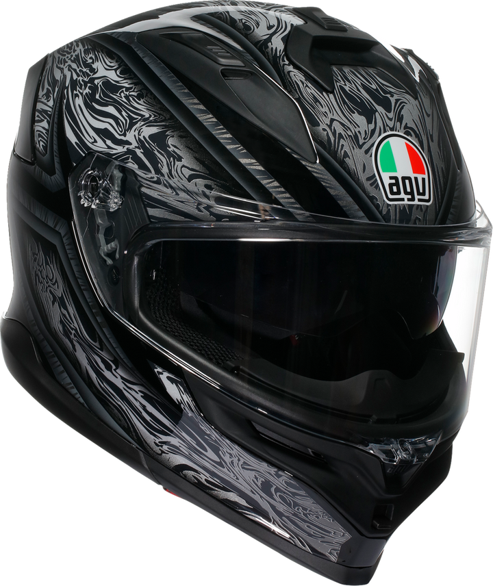 AGV K7 Helmet - Damascus Black/Silver