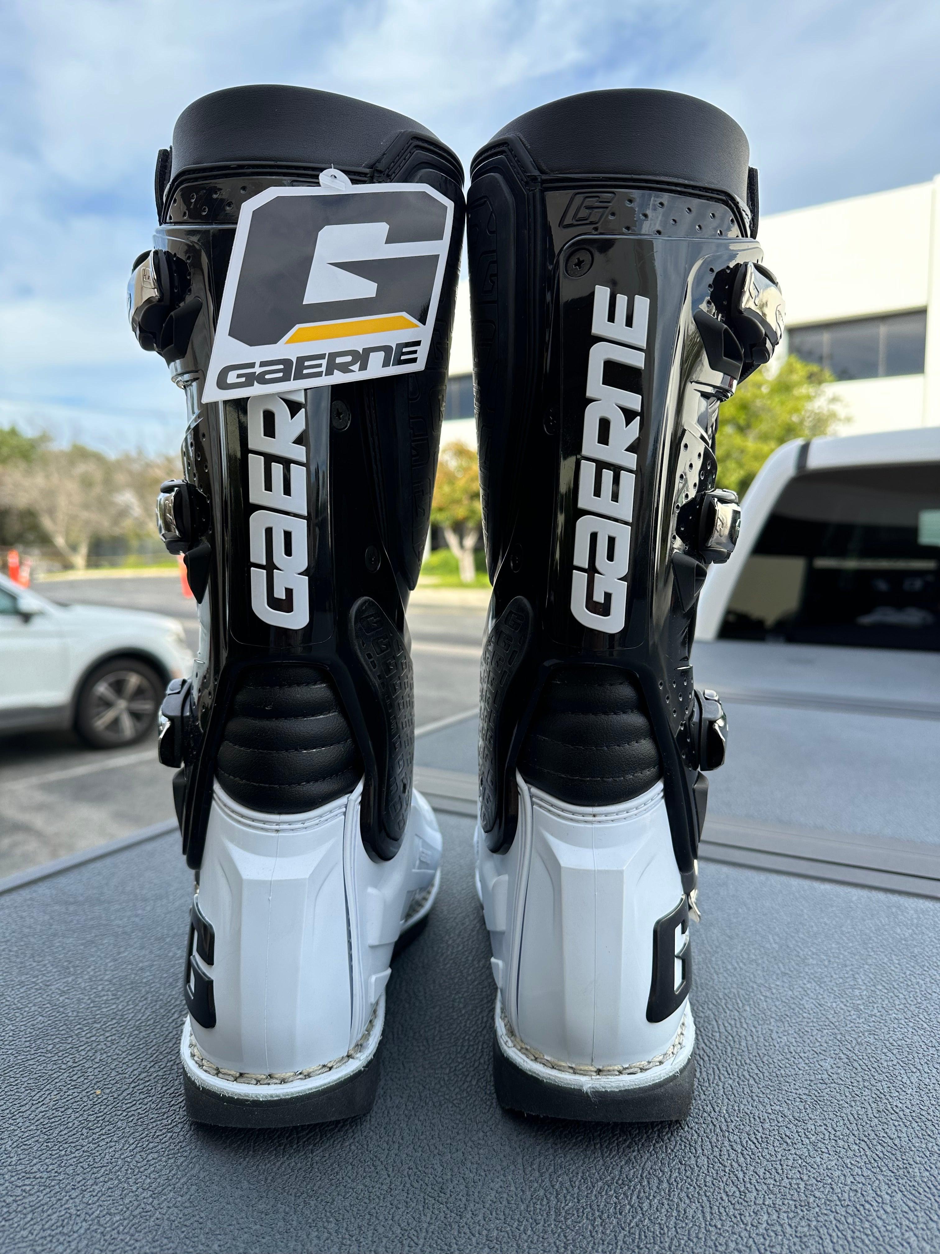 gaerne バイクブーツ 黒/白28.0 Gaerne SG-10 Boots - Black/White – Motor Psycho Sport