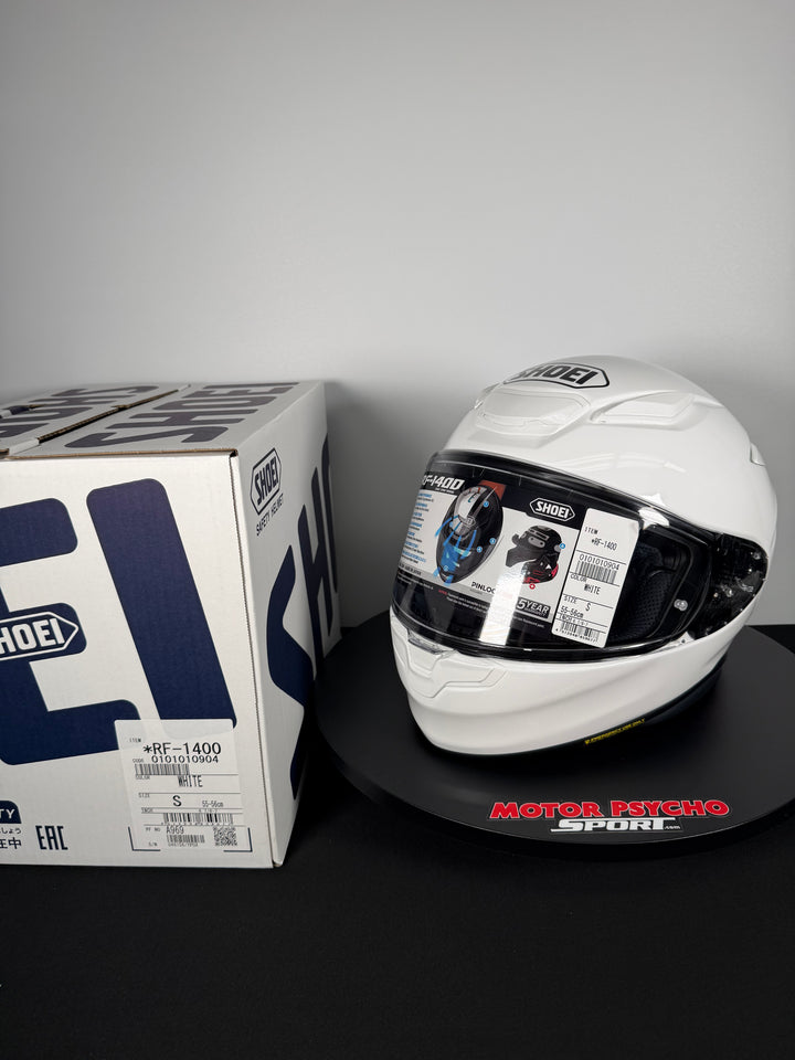 Shoei RF-1400 Helmet - White - Size Small - USED / OPEN BOX - FINAL SALE / NO RETURNS