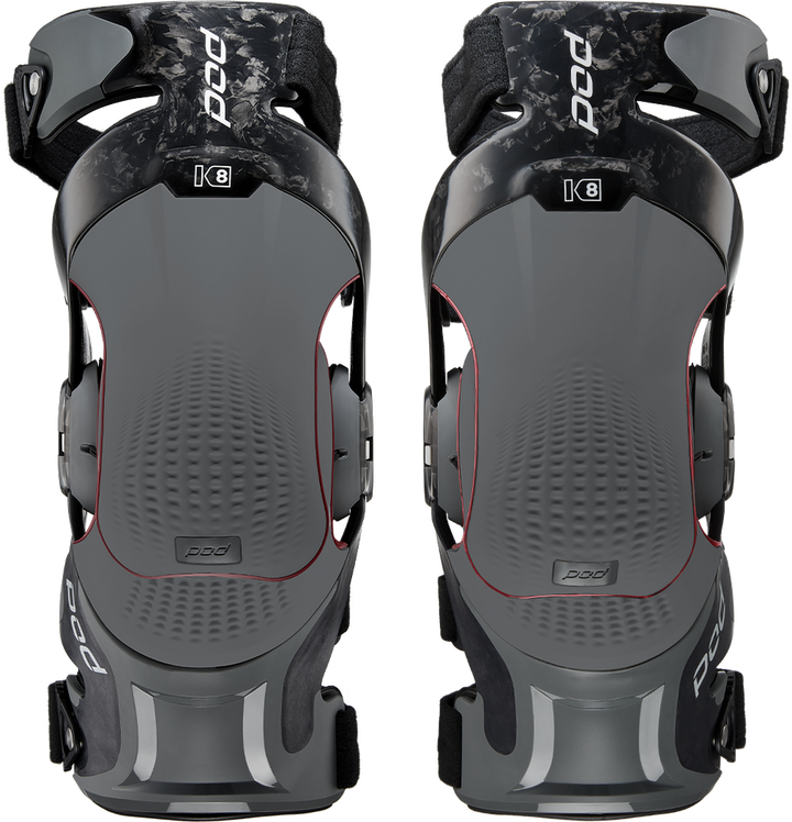 Pod K8 3.0 Knee Brace Carbon Pair - Carbon/Graphite