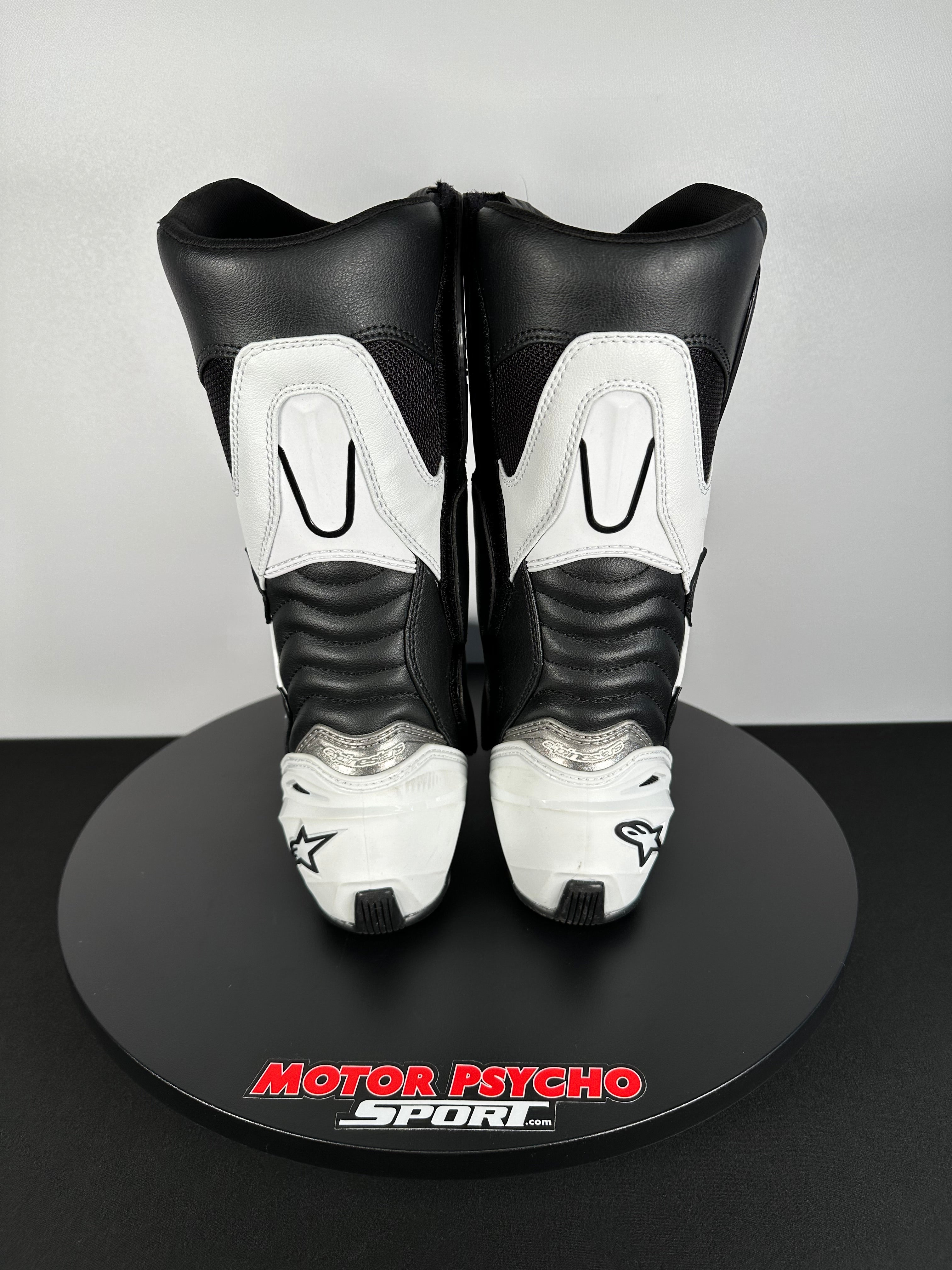 Alpinestars SMX S Black/White Boots – Motor Psycho Sport