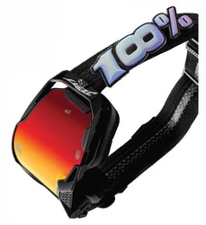 100% ARMEGA JETT LAWERENCE LE SIGNATURE GOGGLE KIT - BLACK GOGGLE/ HIPER RED LENS
