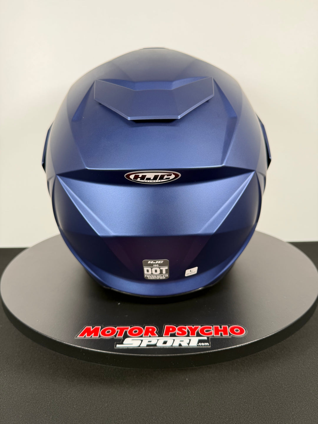 HJC i80 ADVENTURE MODULAR HELMET - SEMI-FLAT METALLIC BLUE - Size L - OPEN BOX