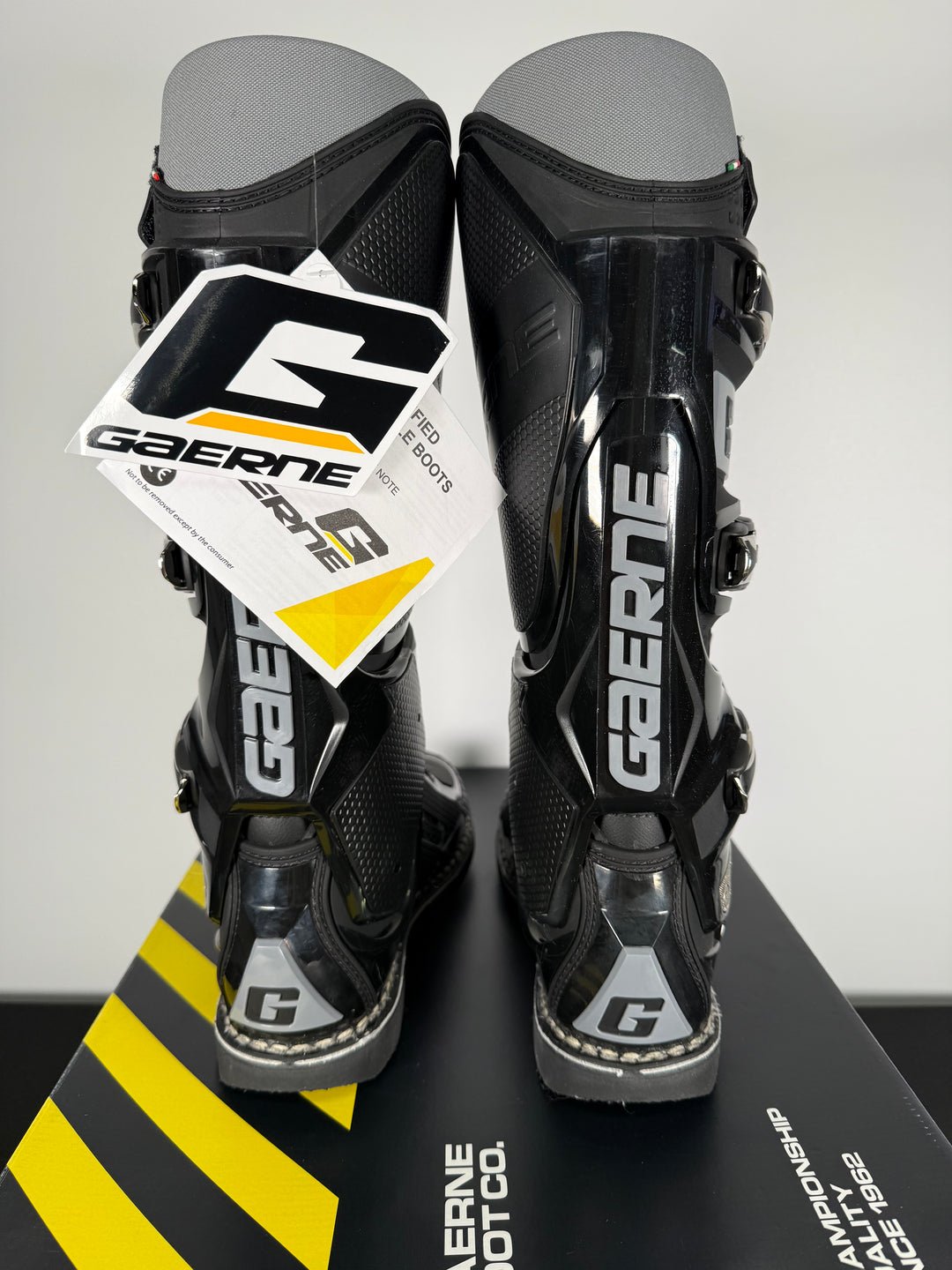 Gaerne SG-12 Boots - Black - Size EU 44.5 / US 10 - OPEN BOX