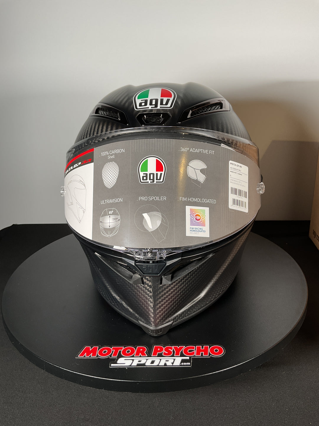 AGV Pista GP RR Mono Matte Carbon Helmet - Size L - Used Open Box