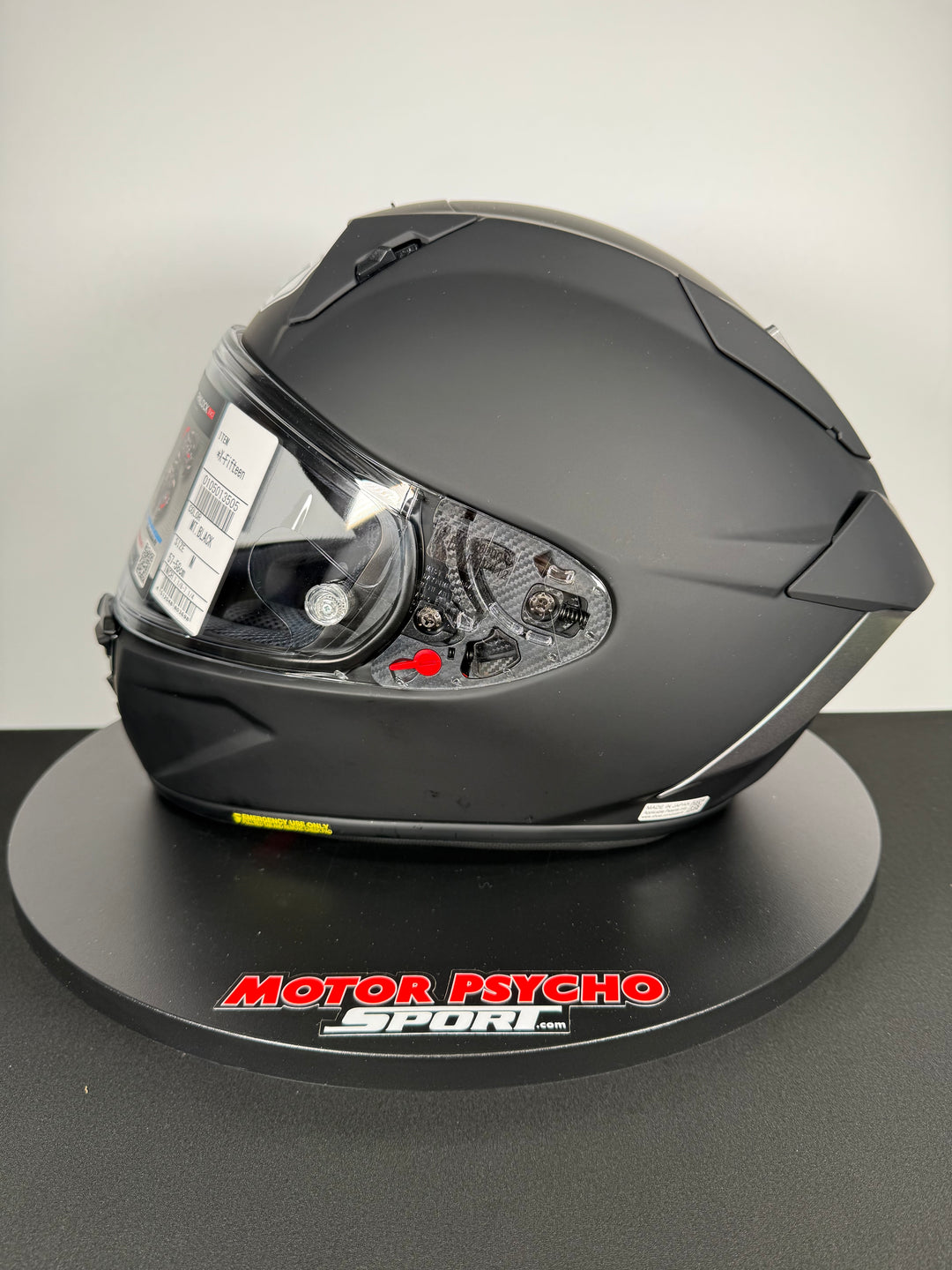 Shoei X-15 Helmet - Matte Black - Size Medium - USED / OPEN BOX - FINAL SALE / NO RETURNS