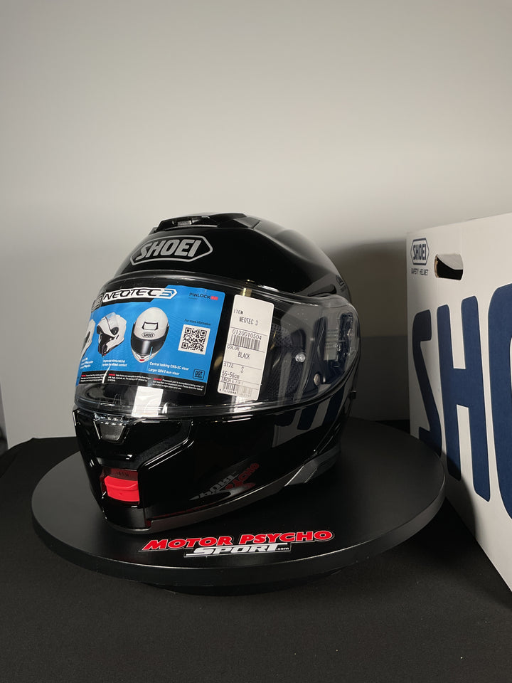 Shoei Neotec 3 Modular Helmet - Gloss Black - Size S - Used Open Box