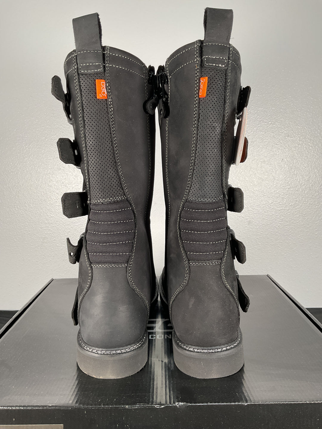 Icon Elsinore 2 Boots - Black - US Size 12 - Used Like New
