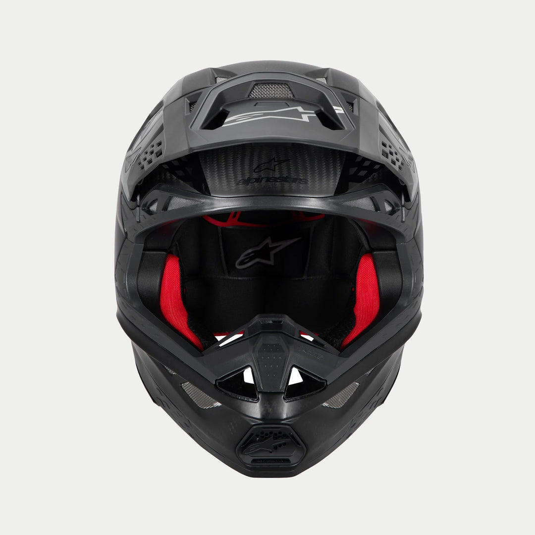 Alpinestars Supertech M10 Fame Helmet - Black Carbon Matte & Glossy (PU)