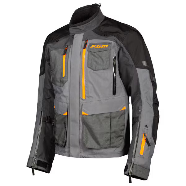 KLIM Carlsbad Jacket - Asphalt - Strike Orange