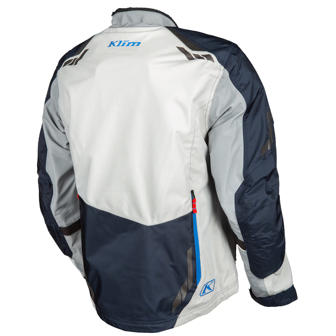 KLIM Carlsbad Jacket - Navy Blue - Cool Gray