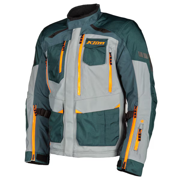 KLIM Carlsbad Jacket - Petrol - Strike Orange