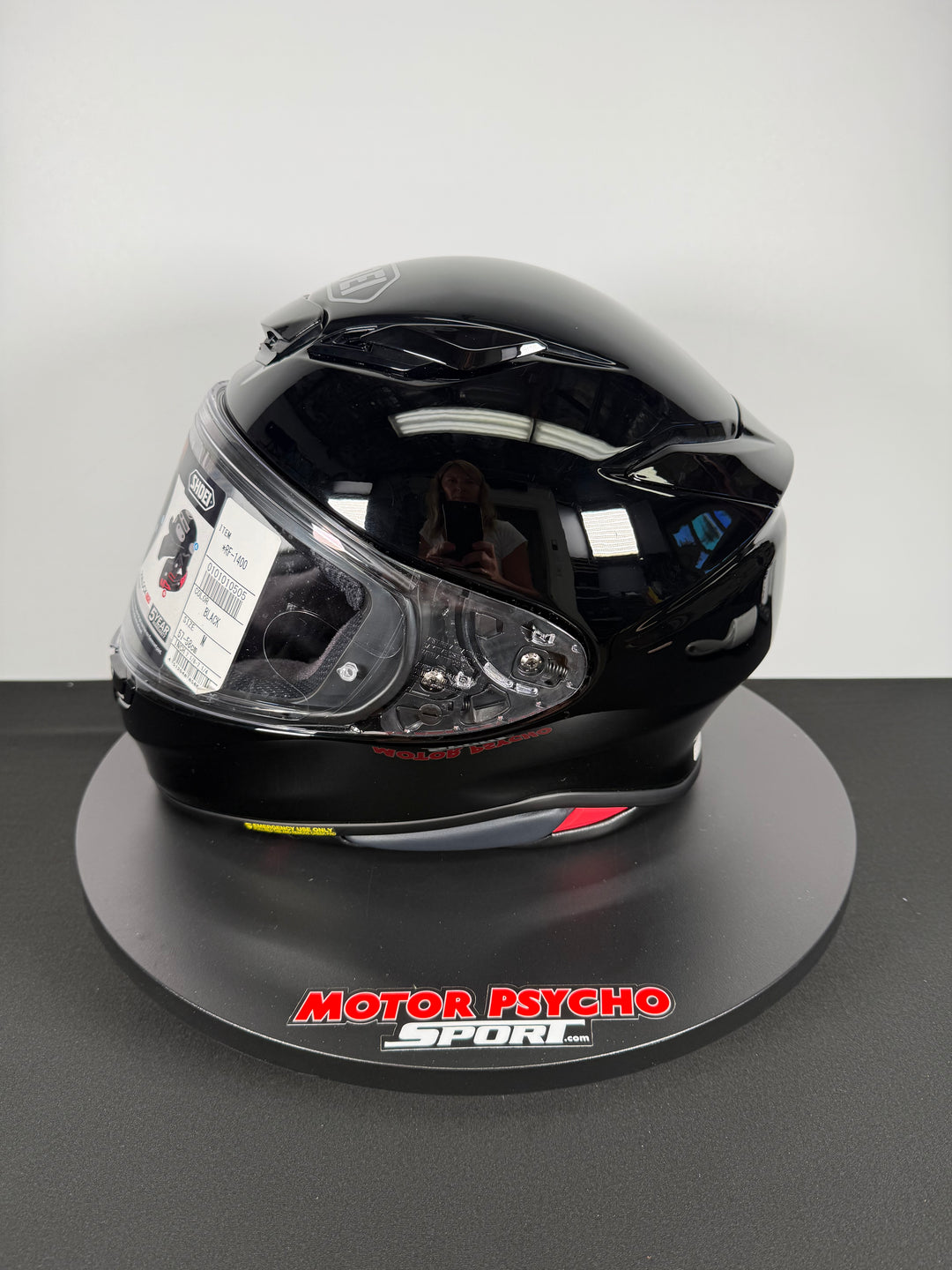 Shoei RF-1400 Helmet - Gloss Black Size MD - USED / LIKE NEW #2 - FINAL SALE NO RETURNS