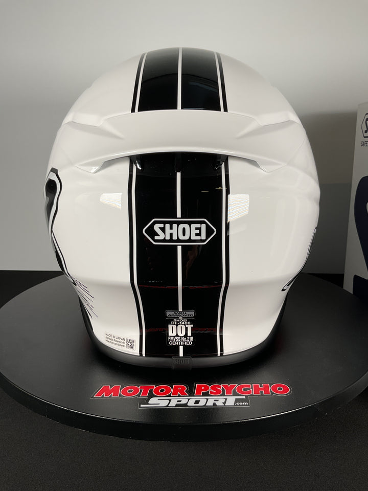 Shoei RF-1400 Ideograph Helmet - TC-6 White/Black - Size L - Used Fair Blem