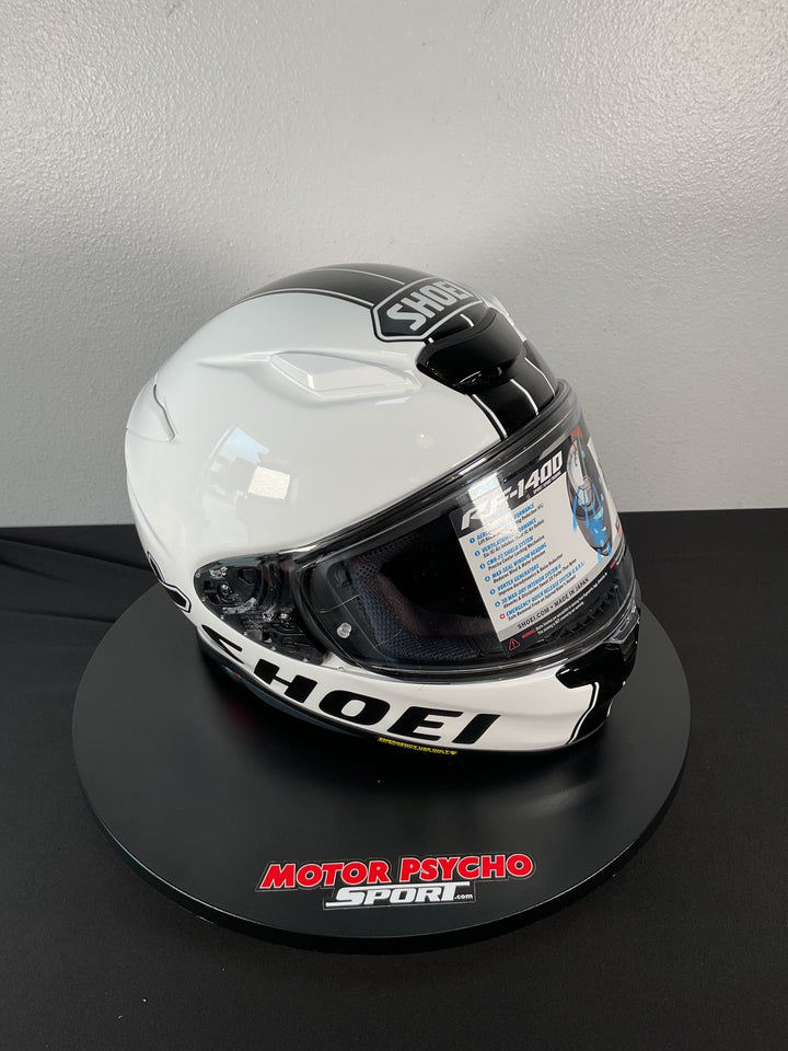 Shoei RF-1400 Ideograph Helmet - TC-6 White/Black - Size Large - USED / OPEN BOX