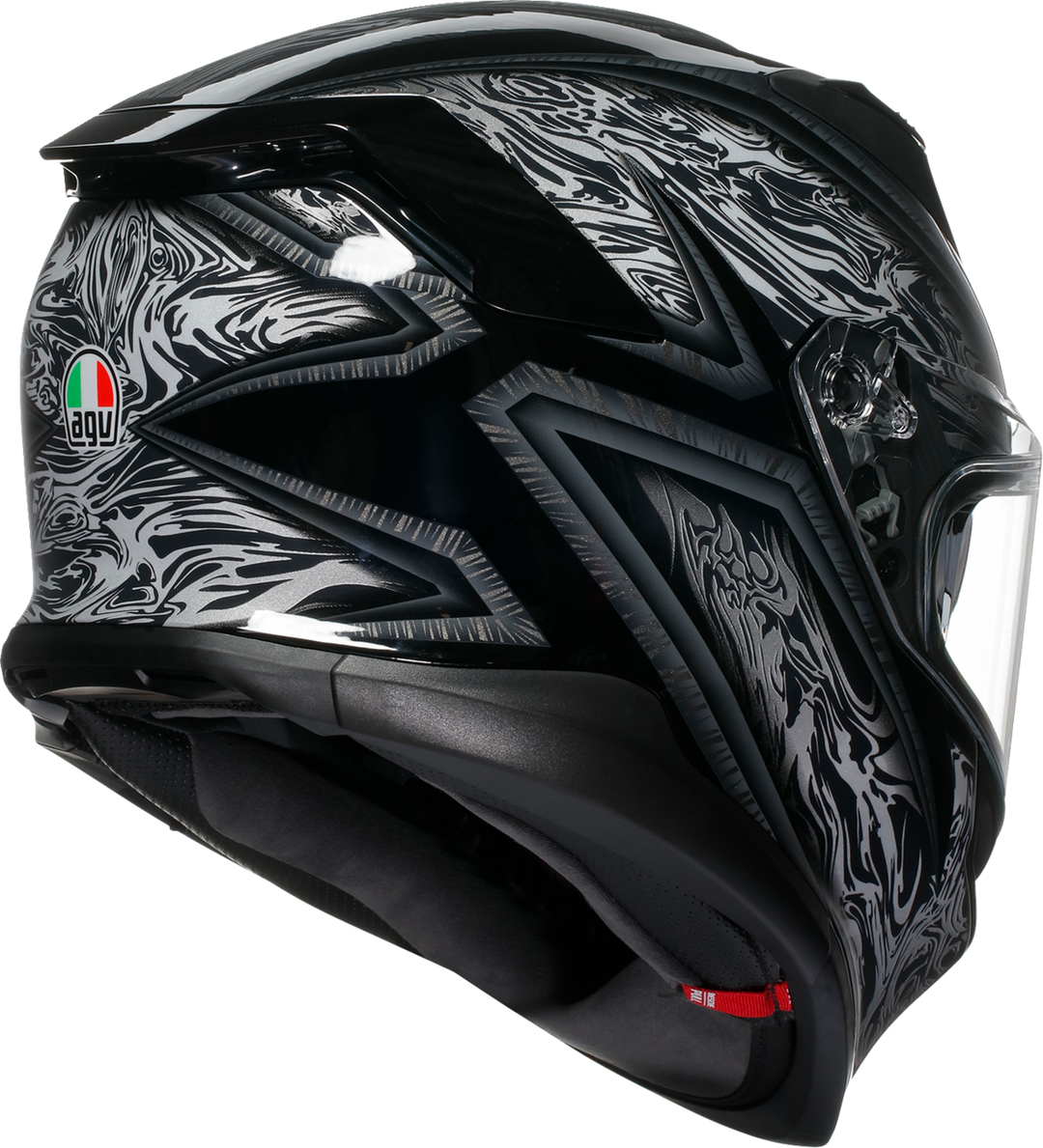 AGV K7 Helmet - Damascus Black/Silver
