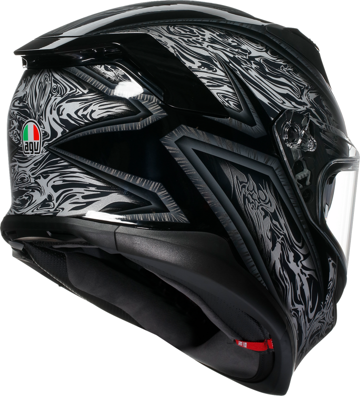 AGV K7 Helmet - Damascus Black/Silver