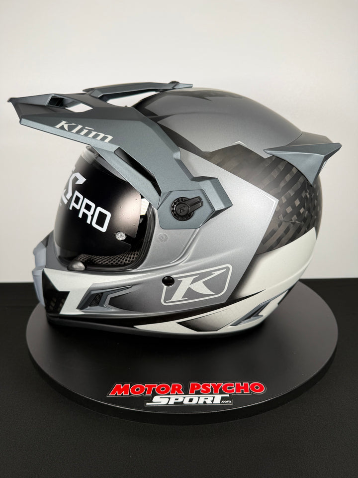KLIM NEW KRIOS PRO HELMET ECE/DOT-CHARGER GRAY - Size XL - OPEN BOX - FINAL SALE / NO RETURNS