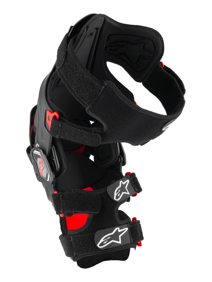 Alpinestars RK-7 Plasma Knee Braces Pair - Black/Red