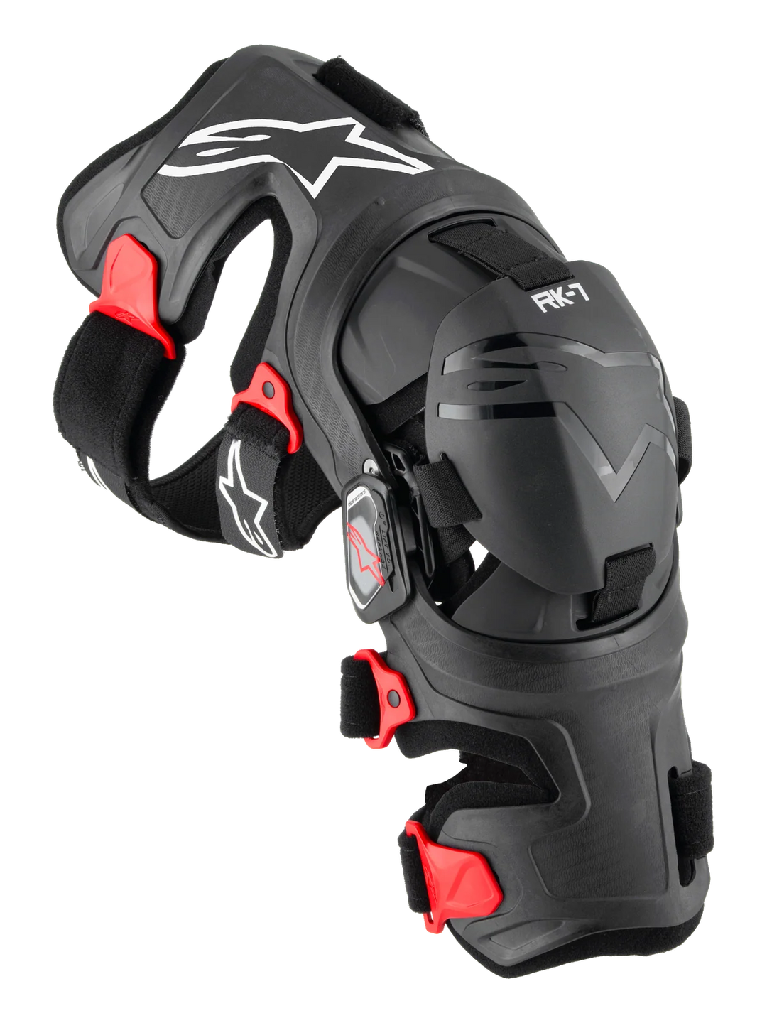 Alpinestars RK-7 Plasma Knee Braces Pair - Black/Red