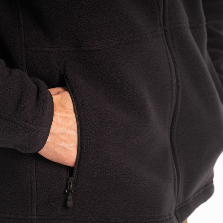 KLIM TETON CREST FLEECE JACKET - BLACK