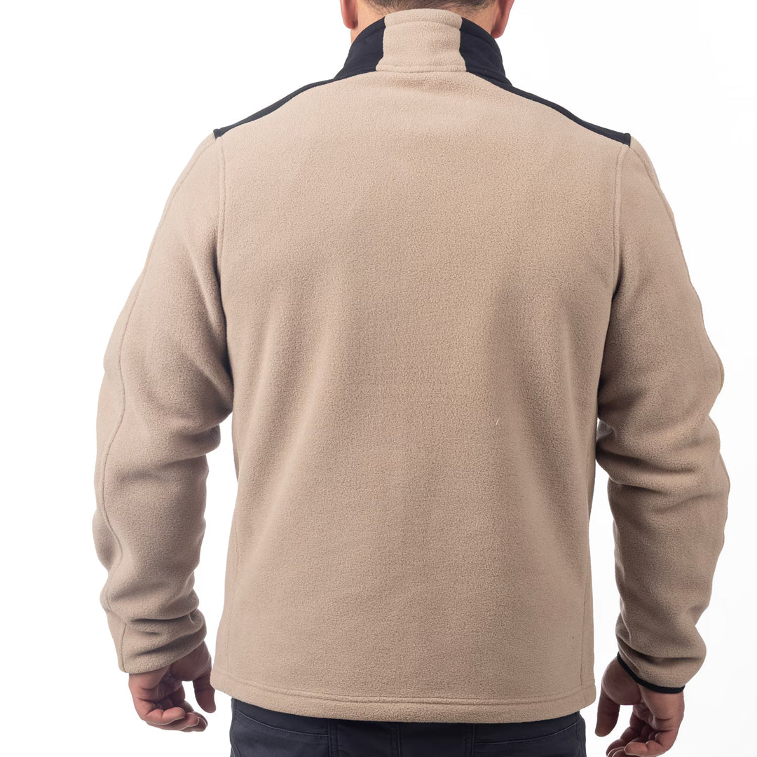 KLIM TETON CREST FLEECE JACKET - MONTANA TAN - BLACK