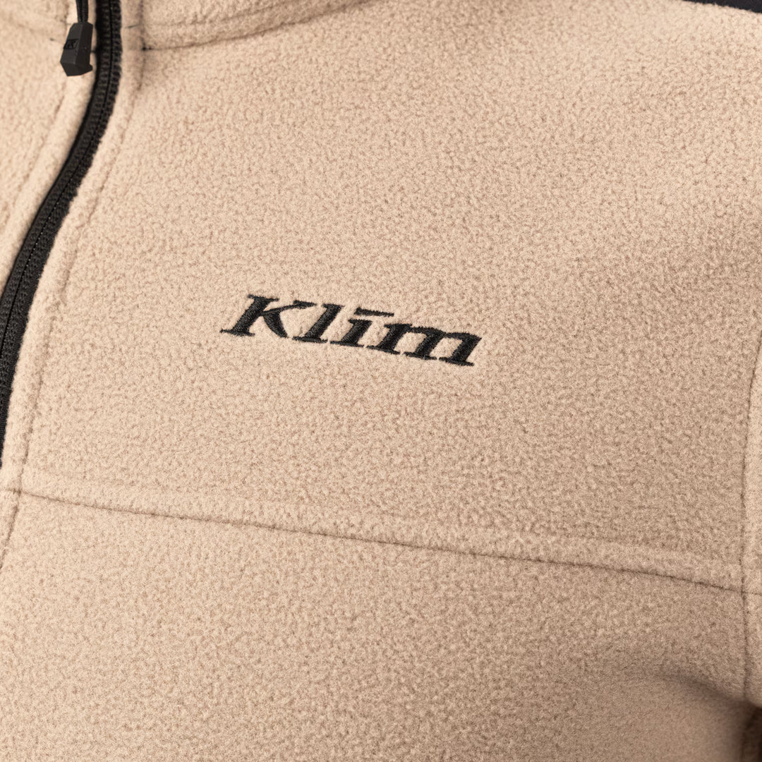 KLIM TETON CREST FLEECE JACKET - MONTANA TAN - BLACK
