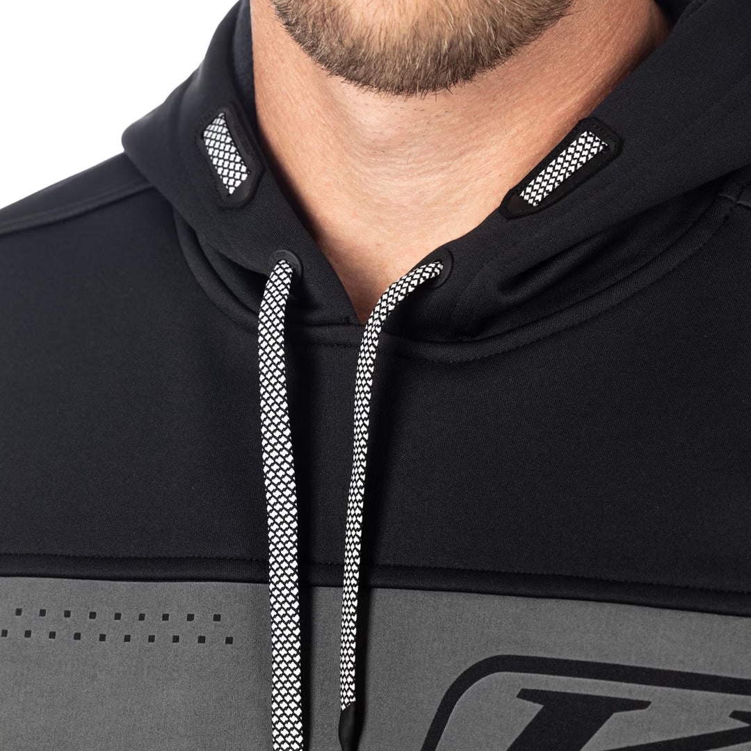 KLIM ARCHER PULLOVER HOODIE - BLACK - ASPHALT