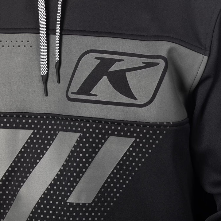 KLIM ARCHER PULLOVER HOODIE - BLACK - ASPHALT