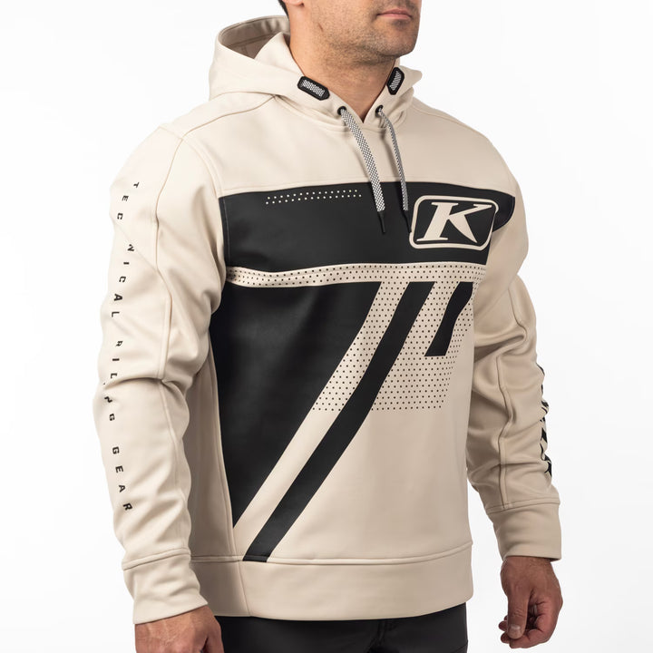 KLIM ARCHER PULLOVER HOODIE - PEYOTE - BLACK