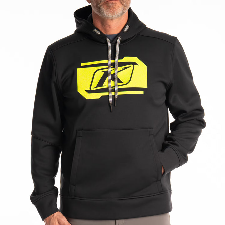 KLIM ZONE PULLOVER HOODIE - BLACK - HI-VIS