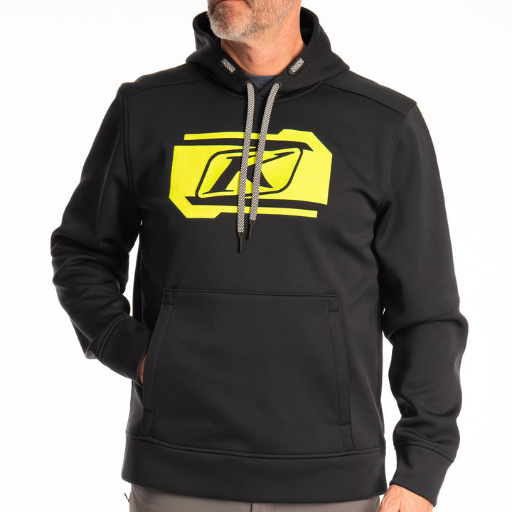 KLIM ZONE PULLOVER HOODIE - BLACK - HI-VIS