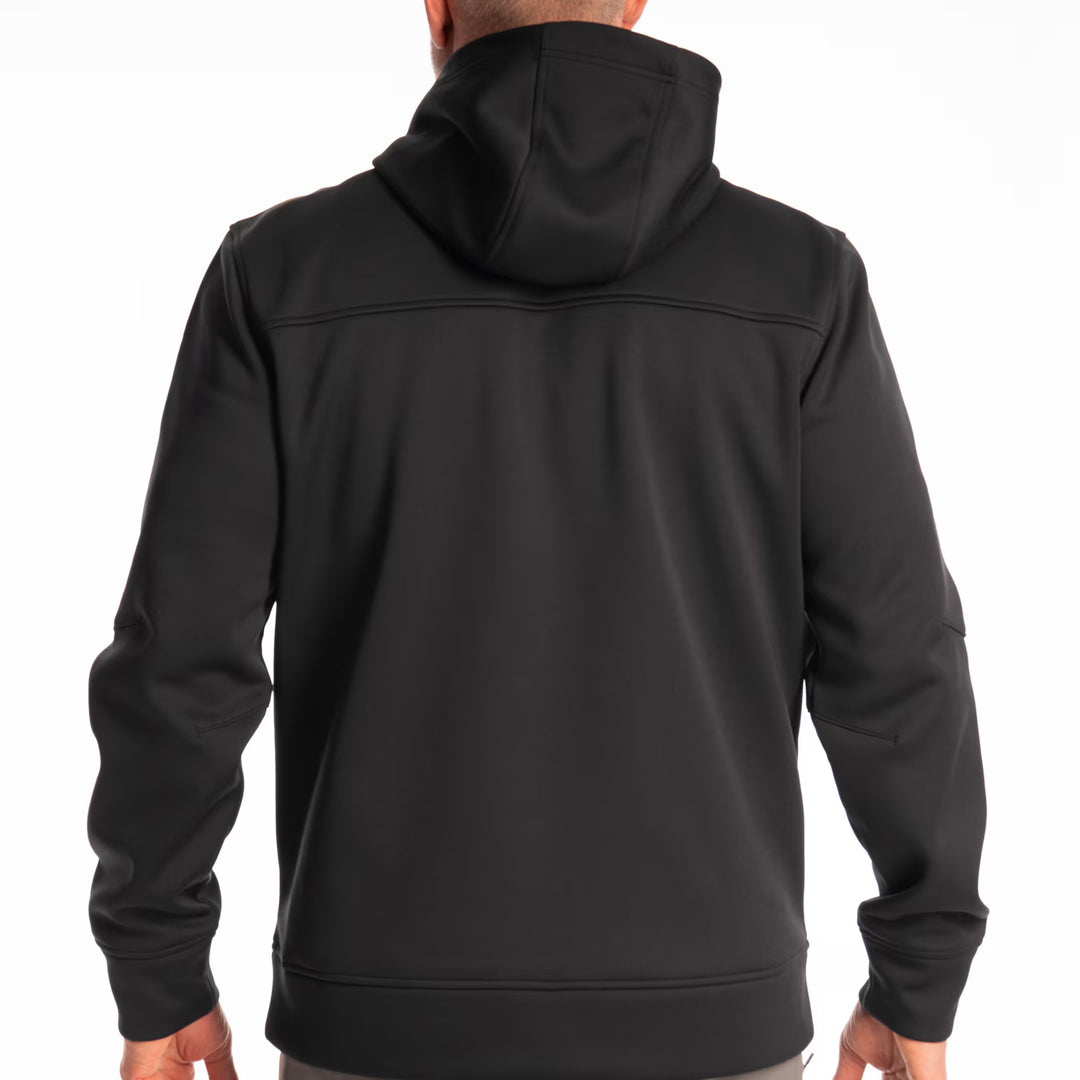KLIM ZONE PULLOVER HOODIE - BLACK - HI-VIS