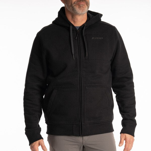 KLIM GUNNISON HEAVYWEIGHT ZIP HOODIE - BLACK