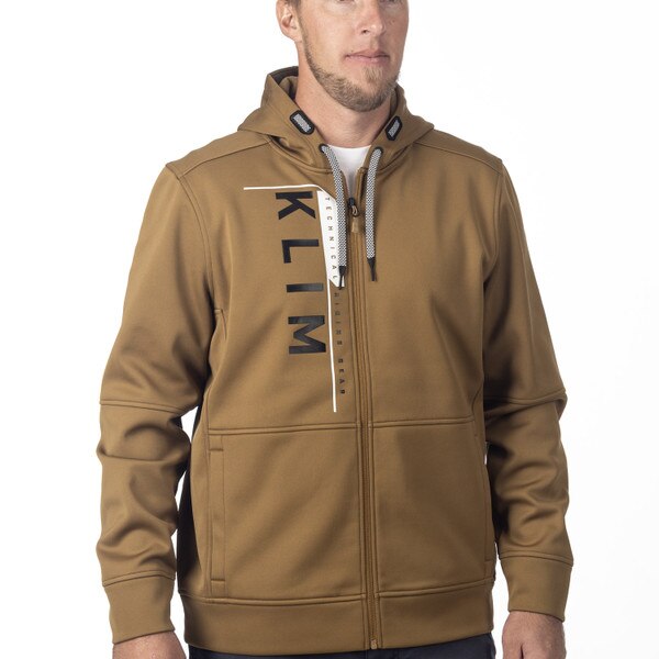 KLIM BARRACKS FULL ZIP HOODIE - BREEN - BLACK