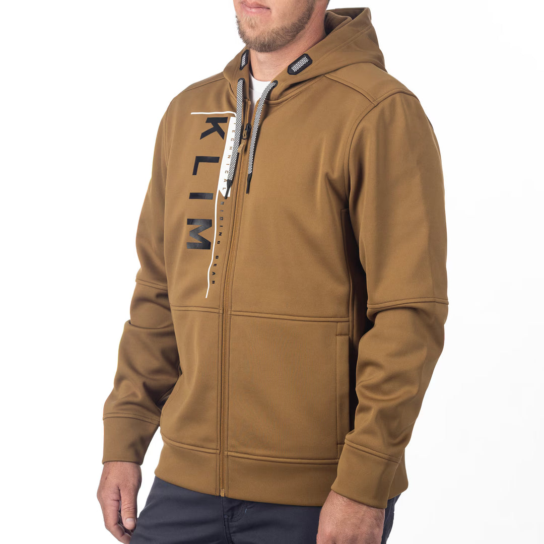 KLIM BARRACKS FULL ZIP HOODIE - BREEN - BLACK