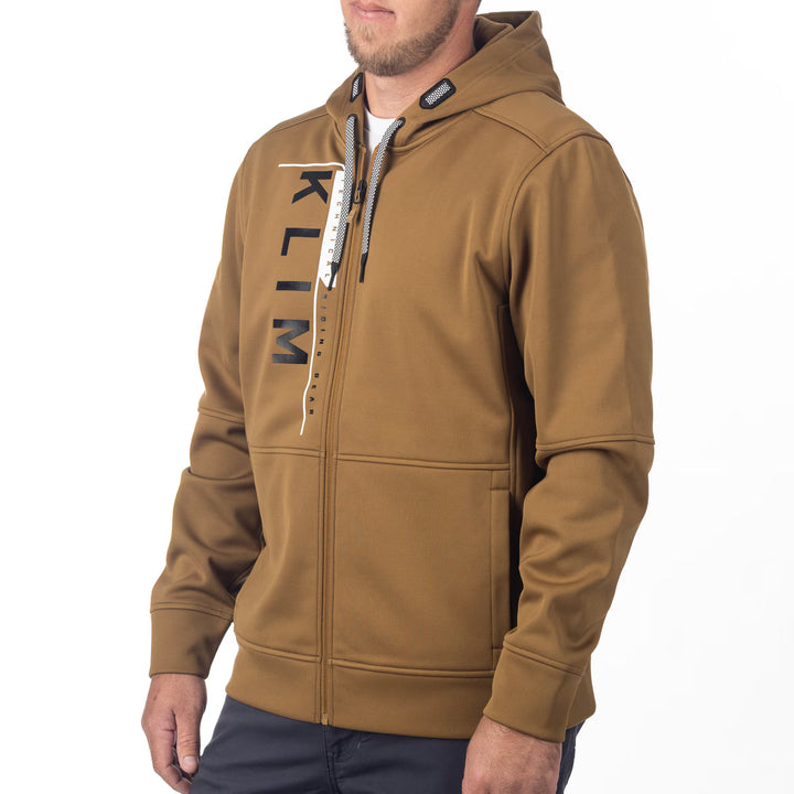 KLIM BARRACKS FULL ZIP HOODIE - BREEN - BLACK