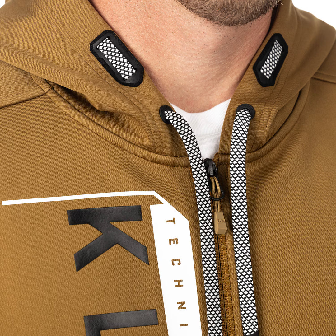 KLIM BARRACKS FULL ZIP HOODIE - BREEN - BLACK