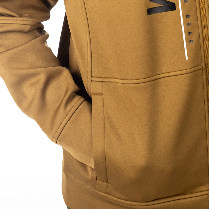 KLIM BARRACKS FULL ZIP HOODIE - BREEN - BLACK