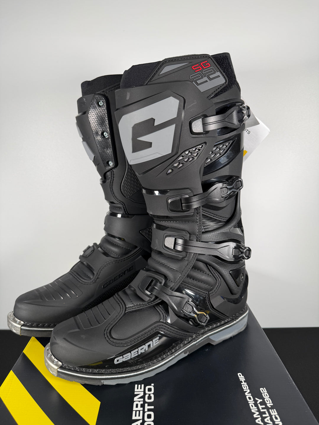 Gaerne SG-22 Boots - Black - Size Euro 47 / US 12 - OPEN BOX