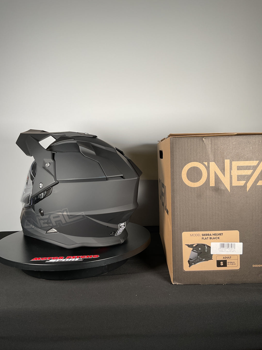 O'Neal  Sierra Helmet Flat Black - Size S - Used Open Box
